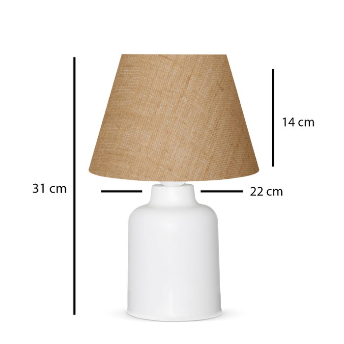 Opviq Lámpara de Mesa AYD-3161 Crema y Blanco Opviq Lámpara de Mesa AYD-3161 Crema y Blanco